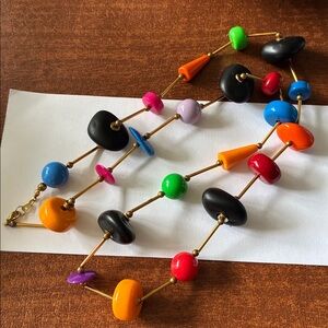 Colorful vintage Beaded Necklace